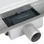  Wall Mounted Shower Drain Silver Stainless Steel 304 Bathroom Drainage