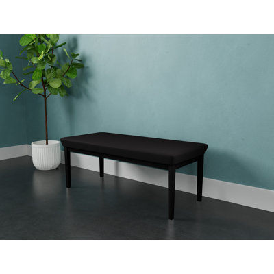 Amherst Steel Waiting Reception 2 Seat Bench Metal Frame
