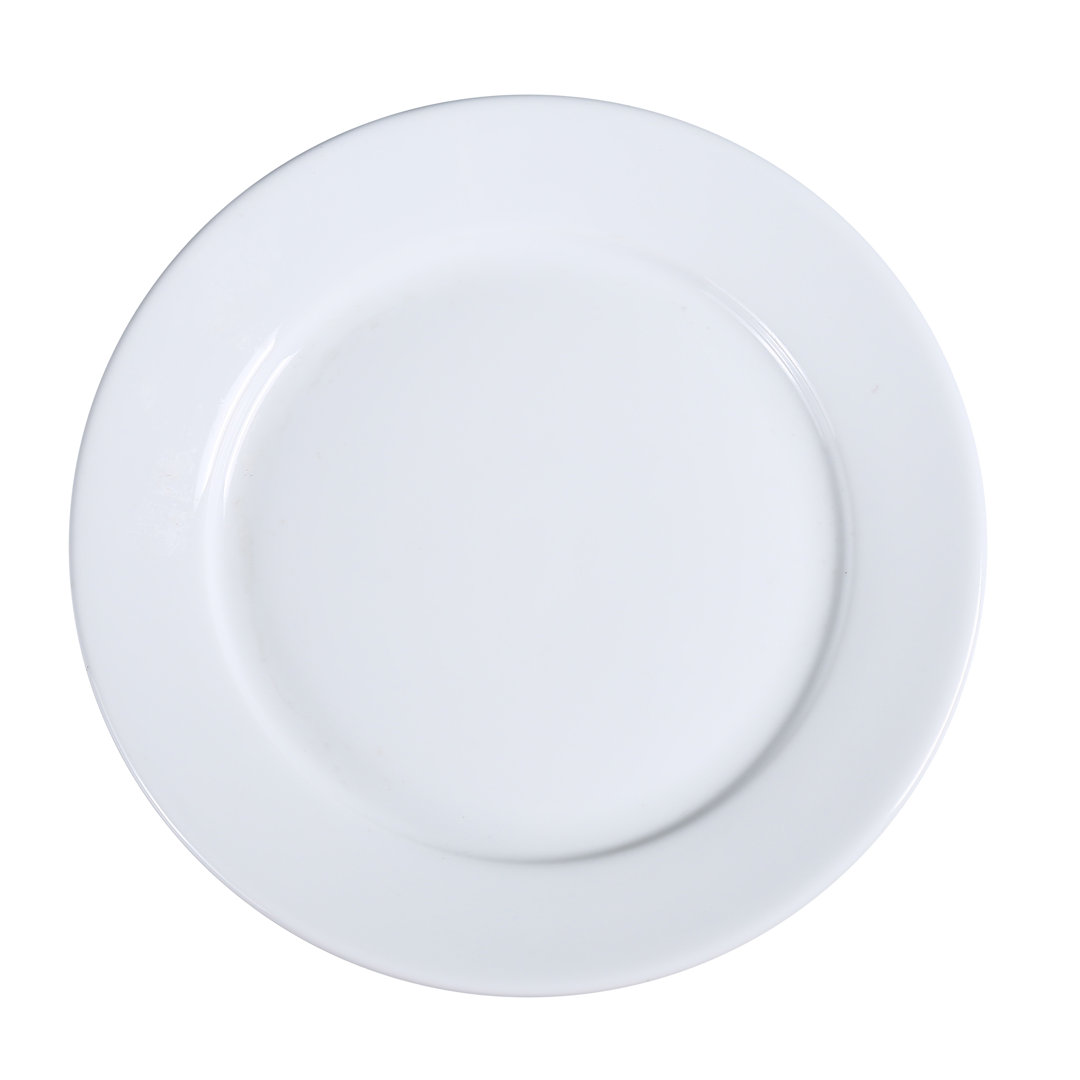 Abco 12'' Porcelain China Dinner Plate (Set of 12) Yanco