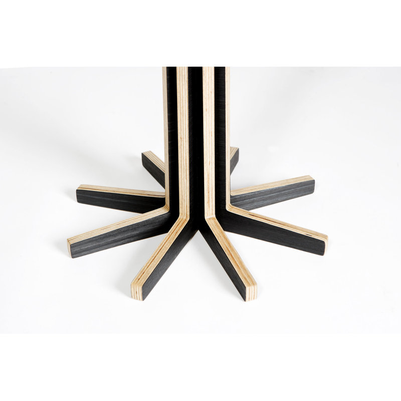 Pirwi Freestanding 16 - Hook Coat Rack, Black