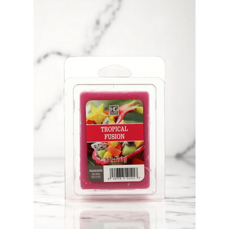 Fusion tropicale parfumée à la cire