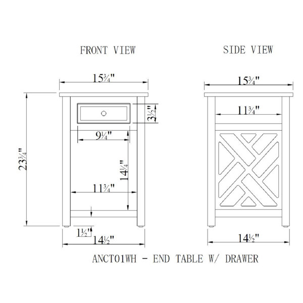 Dimensions du produit