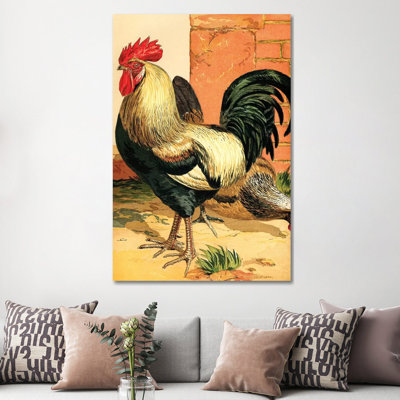 Poultry, Coloured Dorkings 1 Piece Wrapped Canvas Painting