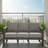 All-Weather Metal 3-Seat Patio Sofa With Cushions-718349533-718349534