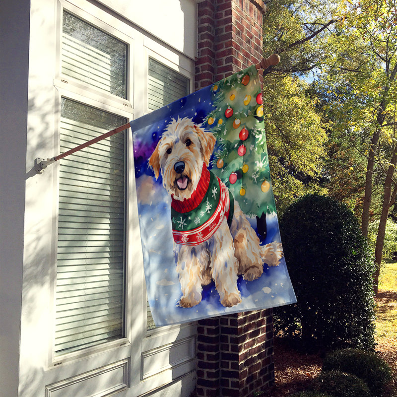 Double Sided Polyester Christmas, 40'' H x 28'' W