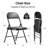 Pu Leather Padded Folding Chairs, Sturdy Metal Foldable Chair, Easy To Use And Store, Outdoor And Indoor, For Home, Office, Party (Set of 2)-1917024824