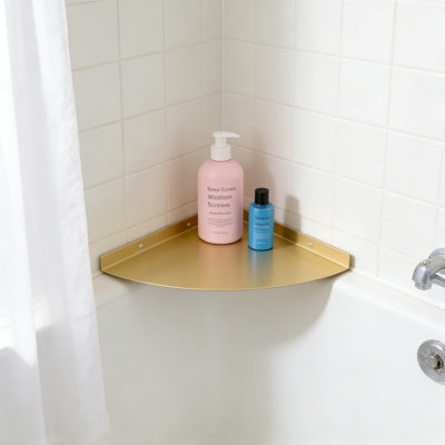 Tablette de coin robuste en acier inoxydable 304, organisateur de rangement mural étanche pour salle de bain
