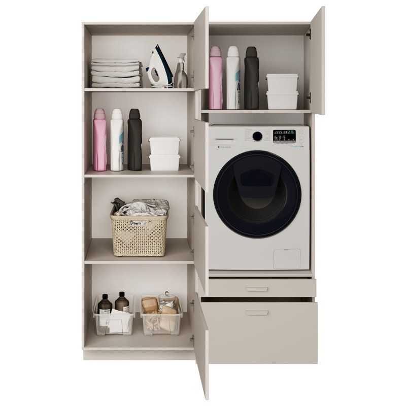 Freestanding Bathroom Storage Furniture Set
