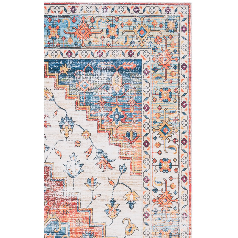 Ranada Performance Machine Washable Southwestern Rug, Rectangle 6' x 9'