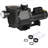 High Rate Self-Priming Pool Pump – 1.5 HP Dual Power, 6240 GPH Circulation, Quiet Heavy Duty Copper Motor, Strainer Basket, 1.5" & 2.0" Connectors, Rolled Steel, Certified & ETL Certified