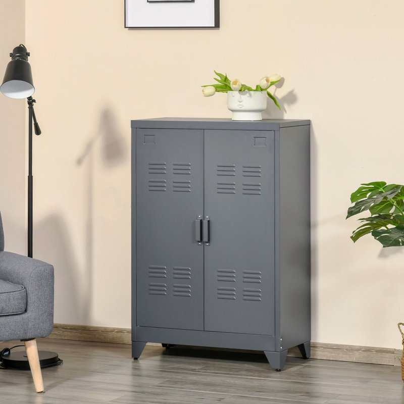 Storage Cabinet, Industrial, Storage Organizer Storage Cabinet, Steel