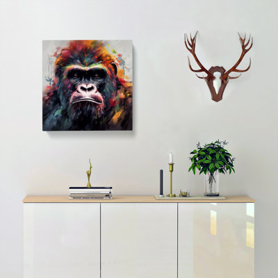 Gorilla Abstract No.1 - Wrapped Canvas
