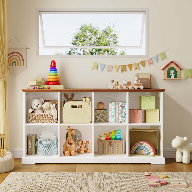 Bibliothèque de rangement pour 8 cubes