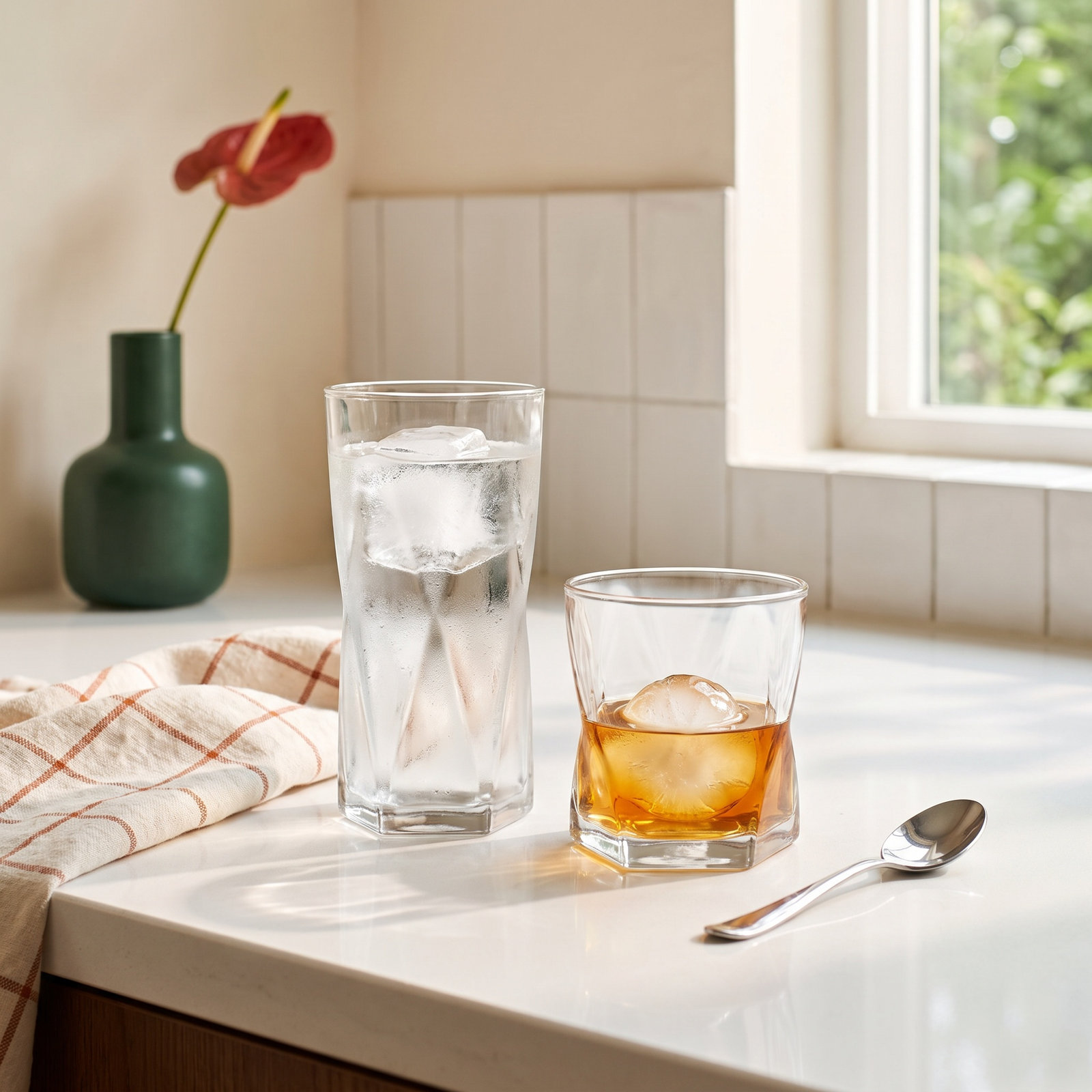 Rhombus Drinking Glass