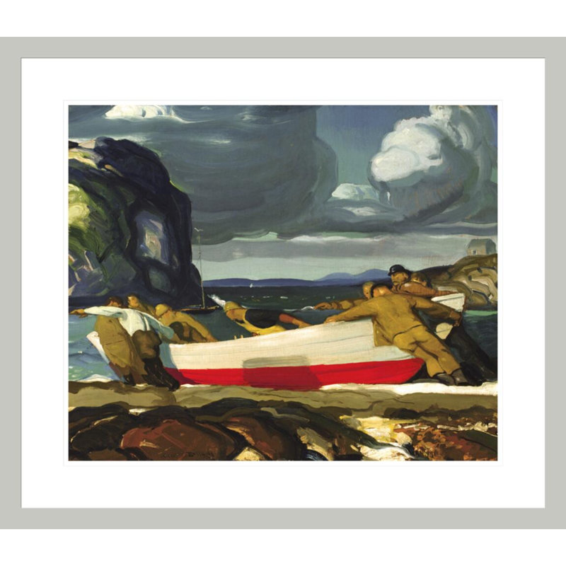 «The Big Dory» par George Wesley Bellows - impression giclée encadrée, H 23,5 po x l 27,01 po