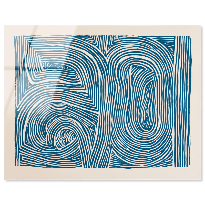 «Maze Loop I», reproduction d'art sur toile par Art Remedy, H 30 po x l 36 po