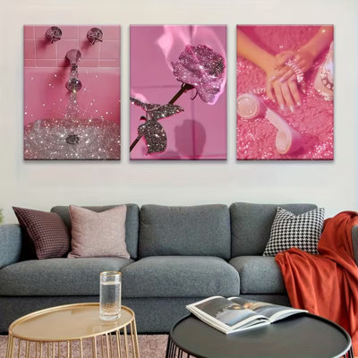 3 Piece Wrapped Canvas Wall Art