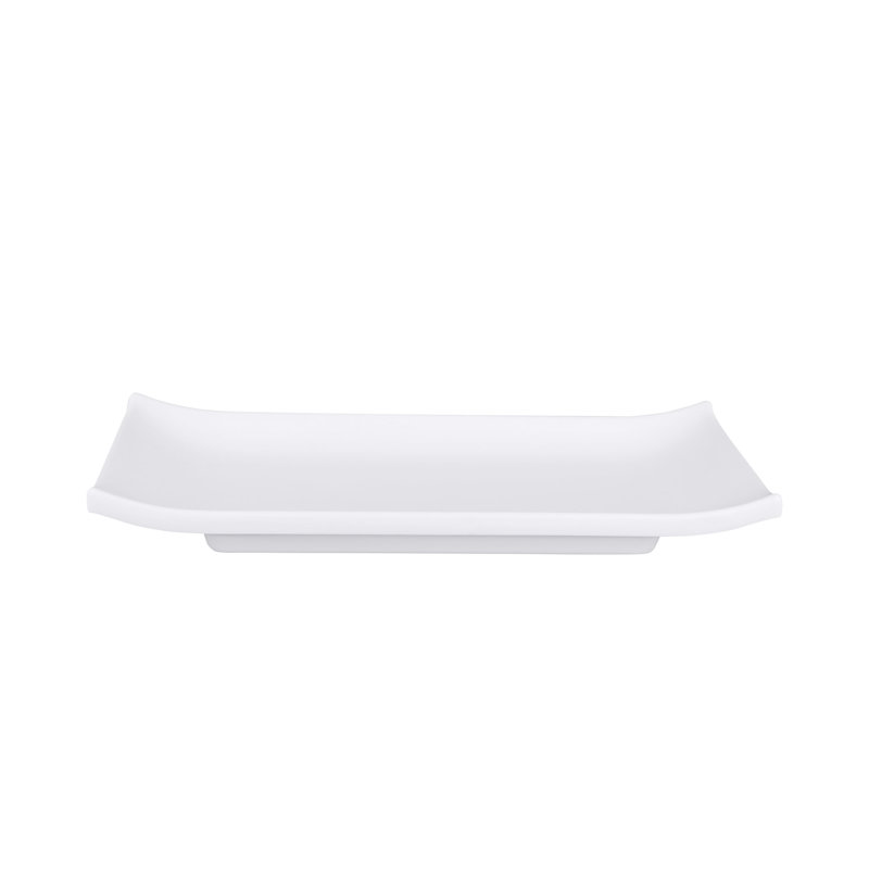 Elite Global Solutions Zen Melamine Platter, White