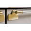 Elise 36" Induction Range Top With Antique Brass Trim-1804574224