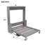 Grand lit escamotable avec bureau, lumières DEL et station de charge USB, cadre de lit mural peu encombrant, gris-903137698