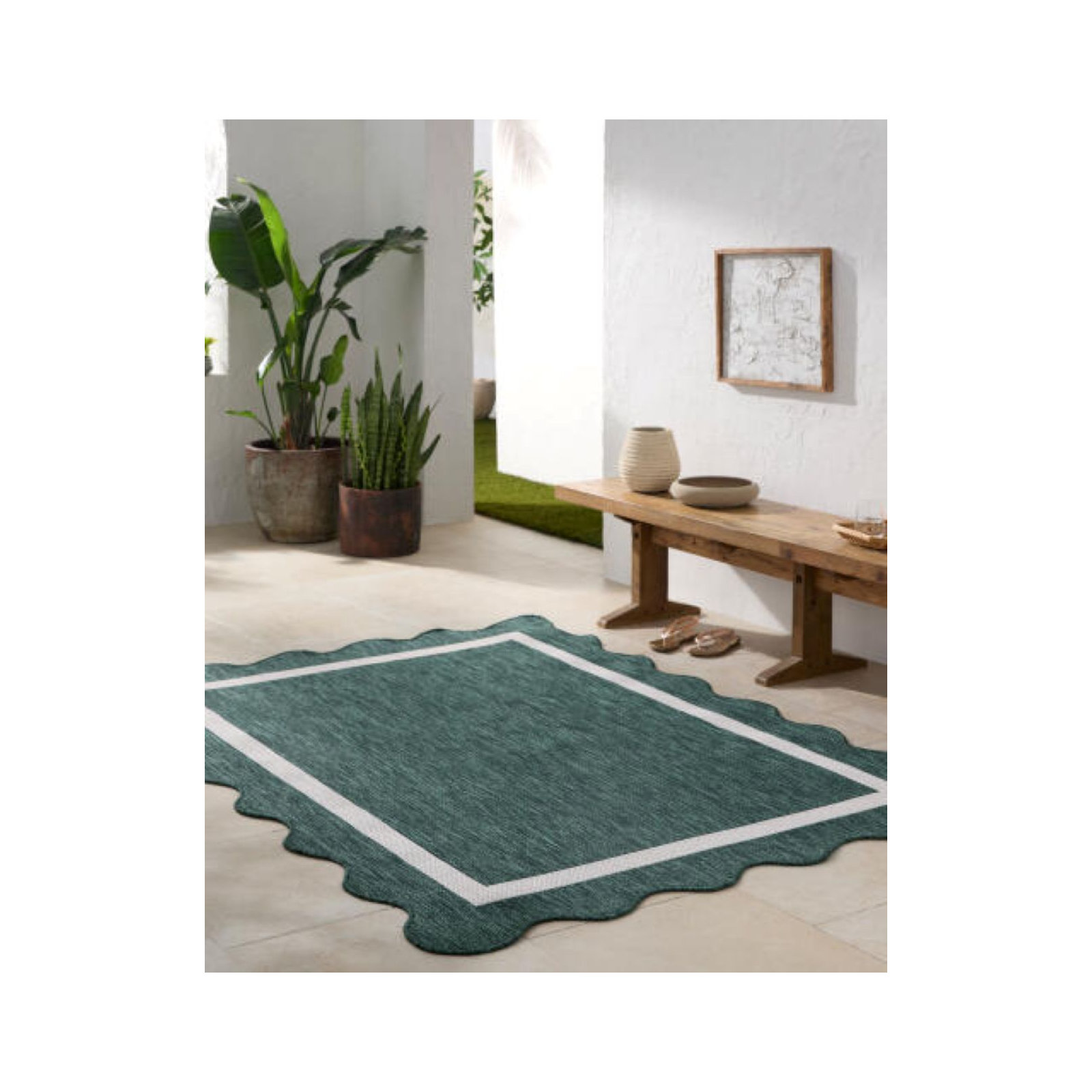 Skiles Machine Woven Rug, Rectangle 7'10.5" x 10'0.1"