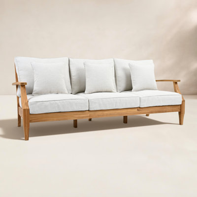 Clairmont 82" Teak Patio Sofa