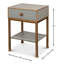 Gillian 1 - Drawer Solid Wood Nightstand
