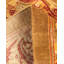 Tapis unique en laine noué à la main 5 pi 2 po x 7 pi 10 po nouvel âge Hayner - jaune / rouge / orange