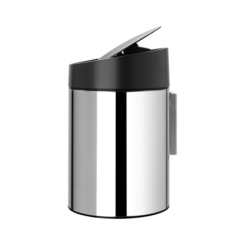 5 Litre Slide Bin, Silver