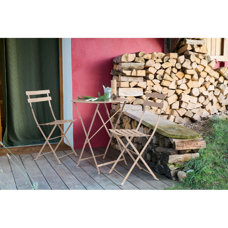 Bistro Outdoor Dining Side Chair, Liquorice