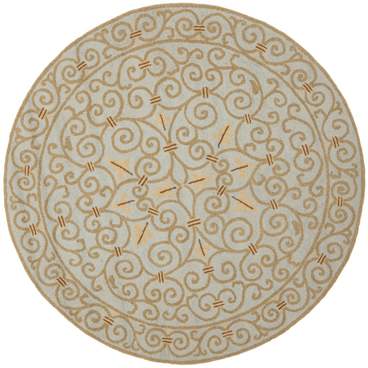 Cher Hand Hooked Wool Pile Oriental Rug