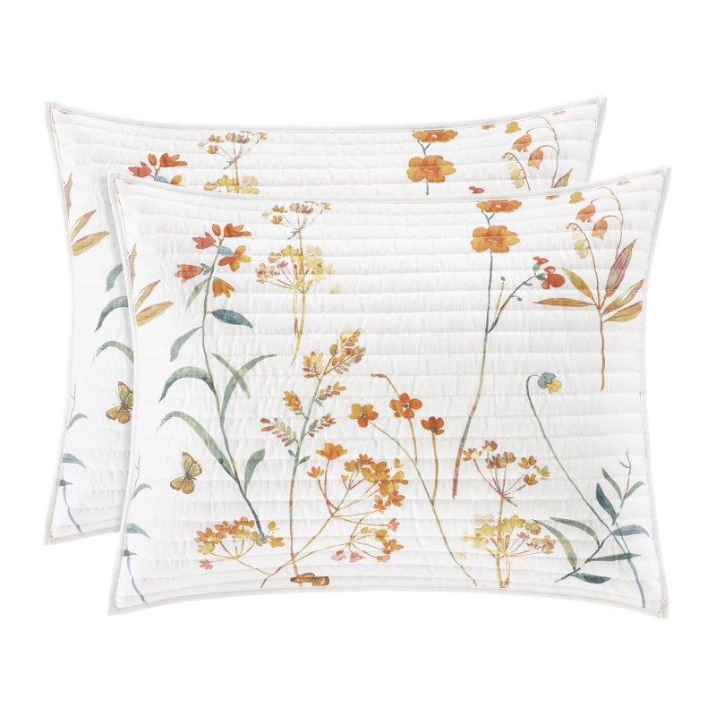 Taie décorative 100% coton Bonnie, Très grand, Corail