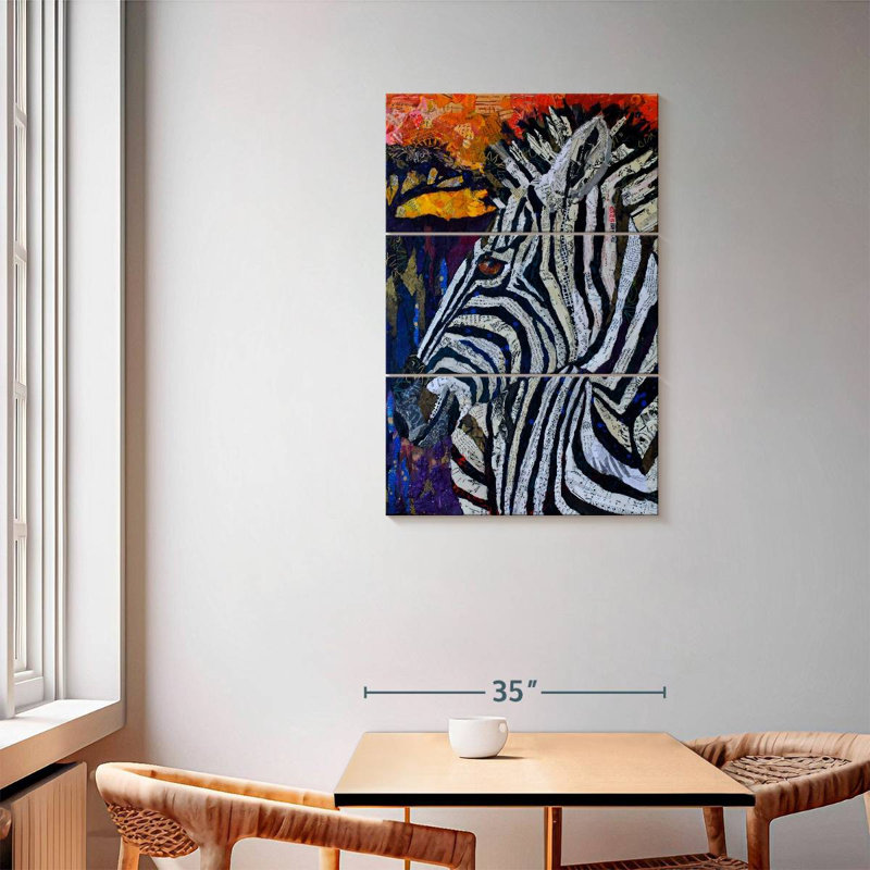 Brampt Seeing Stripes I, 57" H x 36" W