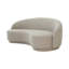 82.25" Round Arm Curved Loveseat-1312871996