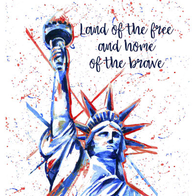 «Land Free Home Brave Paint Liberty»