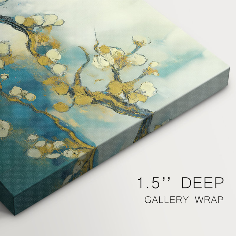 Abstract Series 9 #C-Gallery Wrapped Canvas, 16" H x 32" W