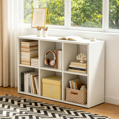 Étagère à livres en métal, meuble de rangement avec présentoir, montage facile, idéale pour le salon, la chambre ou le bureau, blanche.