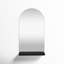 Sicily Flat Wall Mirror with Shelves