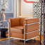 Fauteuil en peau de vache l 31,5 po Benisha: design contemporain et rustique, idéal pour la maison et le bureau-469939827