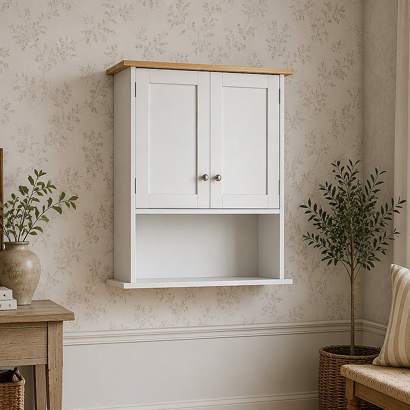 Armoire de rangement murale robuste, armoire murale chic