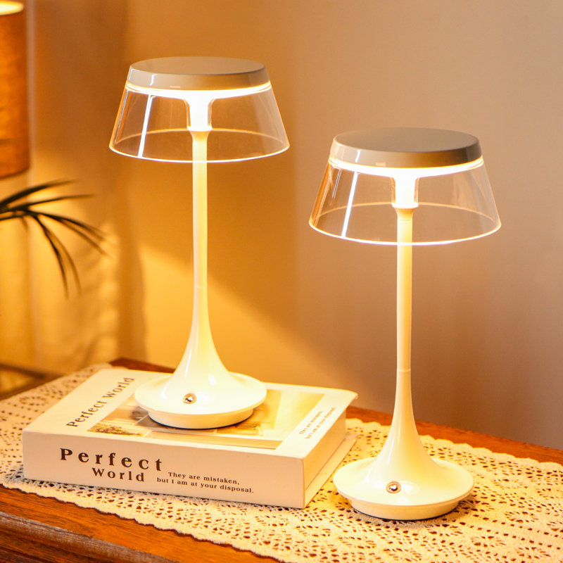 Lampe de chevet à intensité variable avec commande à 3 couleurs Wrought Studio ™