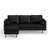 Kerney 84" Wide Vegan Leather Reversible Modular Sofa & Chaise-1594840655
