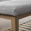 Polyester Upholstered Storage Bench-968571707