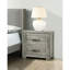 2 Table de chevet pour la chambre à coucher, table de chevet pour appareil rustique gris, table de chevet rustique