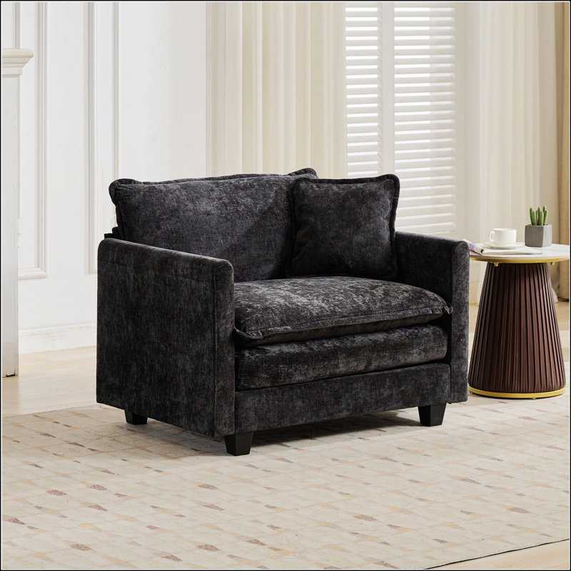 Cloud Sofa Single Seat, Black
