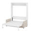 Lit escamotable mural Murphy avec coussin-1472771175-1472771174
