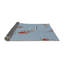 Bleu terne/Tapis décoratif rouge-819001995
