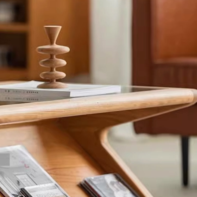 Table basse en bois massif