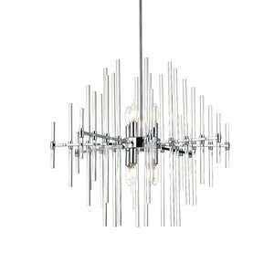 Francene 8 - Light Unique Pendant with Crystal Accents