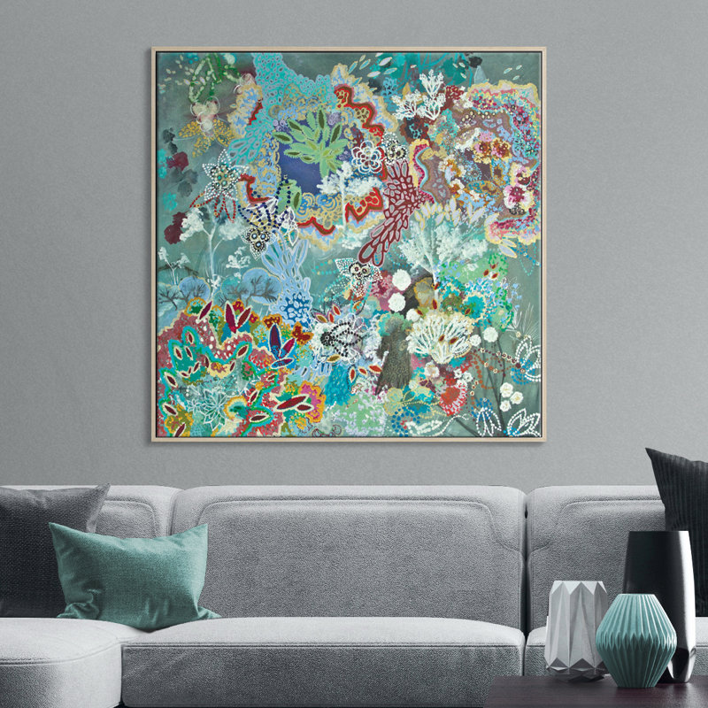Empiezo A Ver 2 by Lia Porto - Wrapped Canvas Print, 102cm H x 102cm W x 3.8cm D